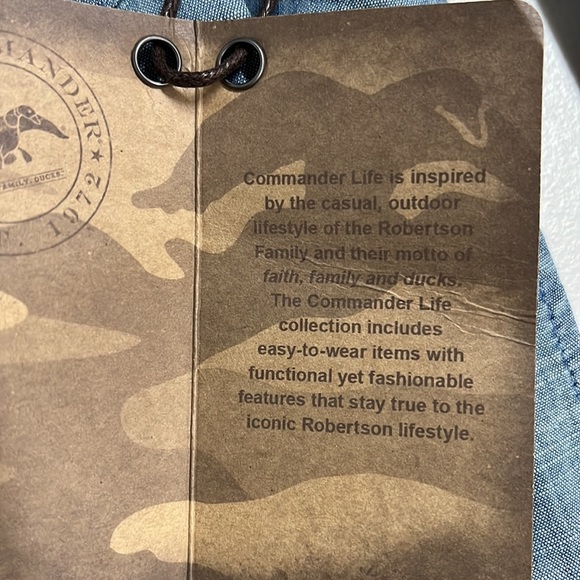 COMMANDER Life long sleeve button down shirt - Picture 5 of 7